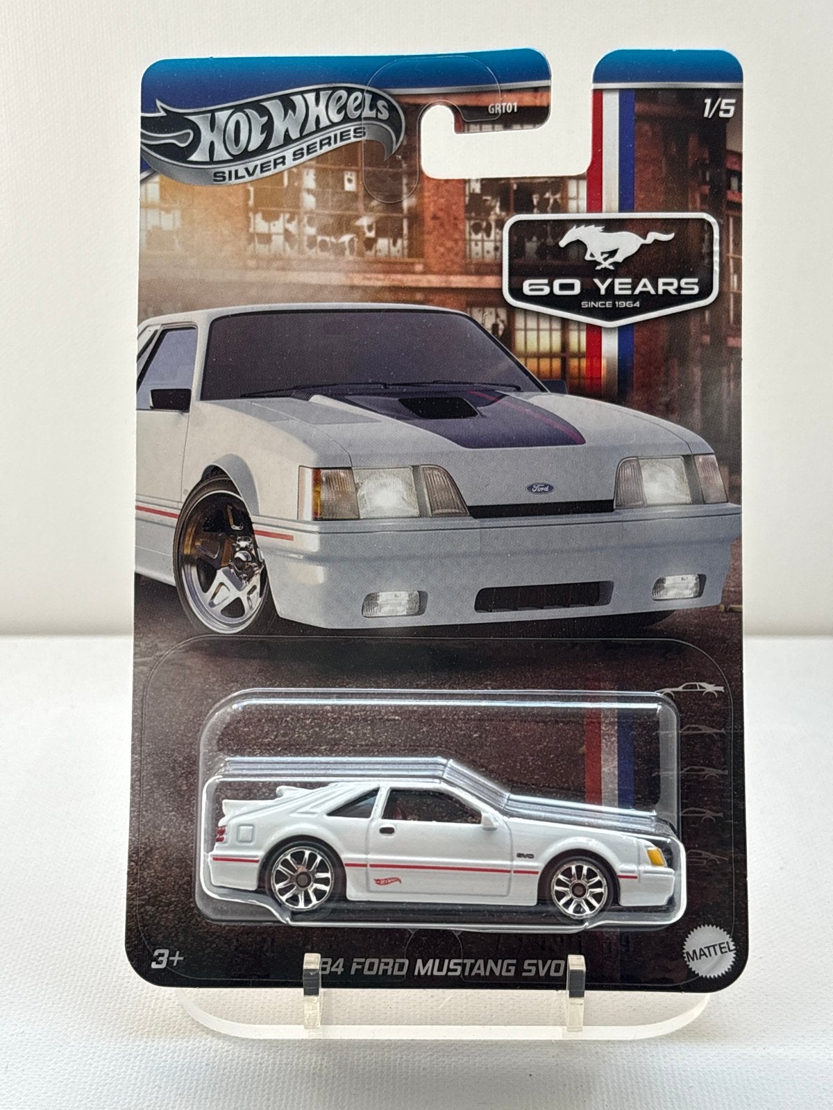 Hot Wheels Silver Series '84 Ford Mustang SVO 1/5, Auto, Nieuw, Ophalen of Verzenden, Mattel