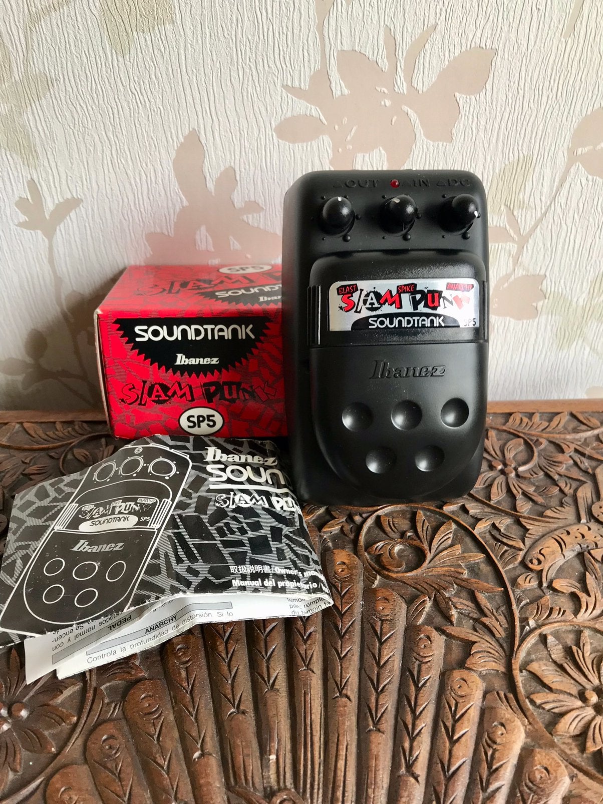 Ibanez SP5 Slam Punk Soundtank distortion Taiwan RARE, Ophalen of Verzenden, Gebruikt, Distortion, Overdrive of Fuzz