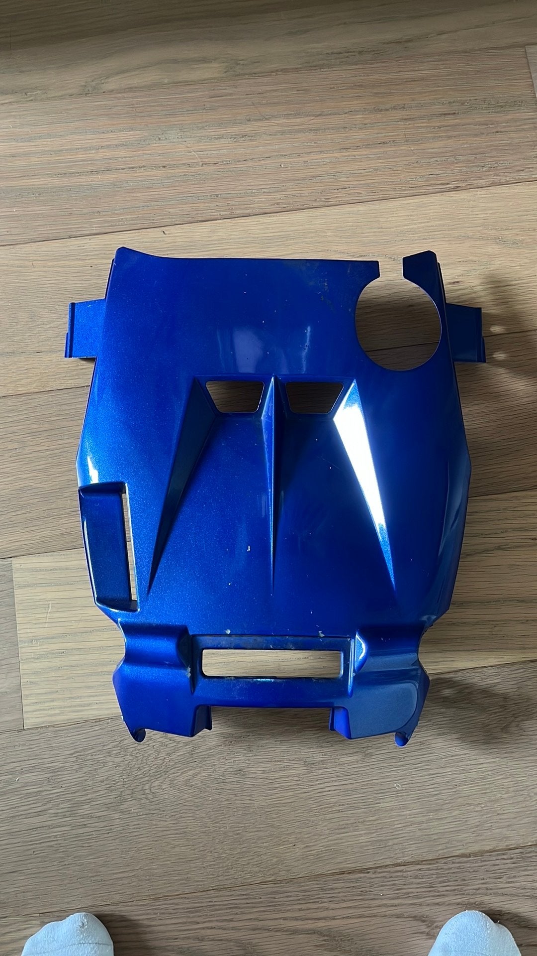 Blauwe onderkap yamaha aerox, Motoren, Ophalen