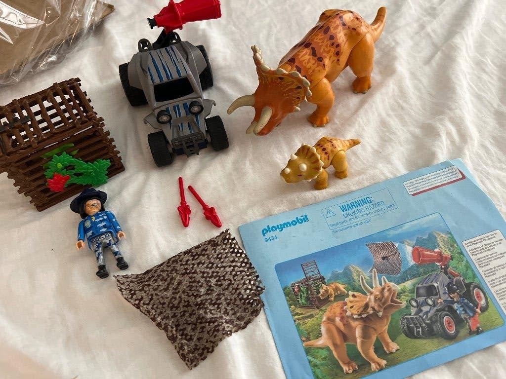 Playmobil 9434 dino triceratops, Ophalen of Verzenden, Gebruikt
