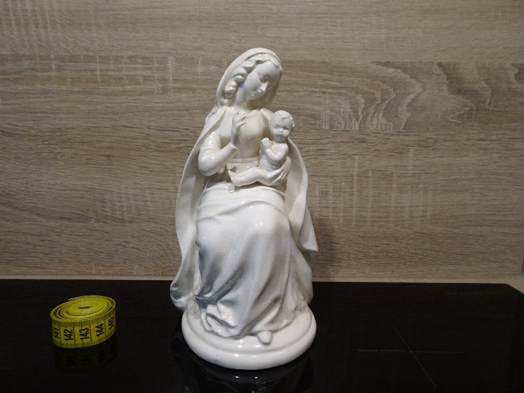 Oud Goebel beeldje porselein madonna, Ophalen of Verzenden