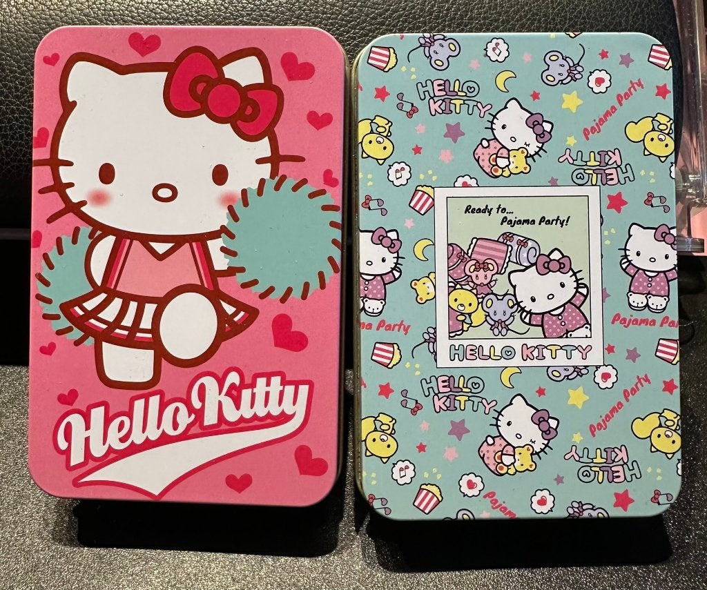 4 Hello Kitty blikjes, Ophalen of Verzenden, Zo goed als nieuw