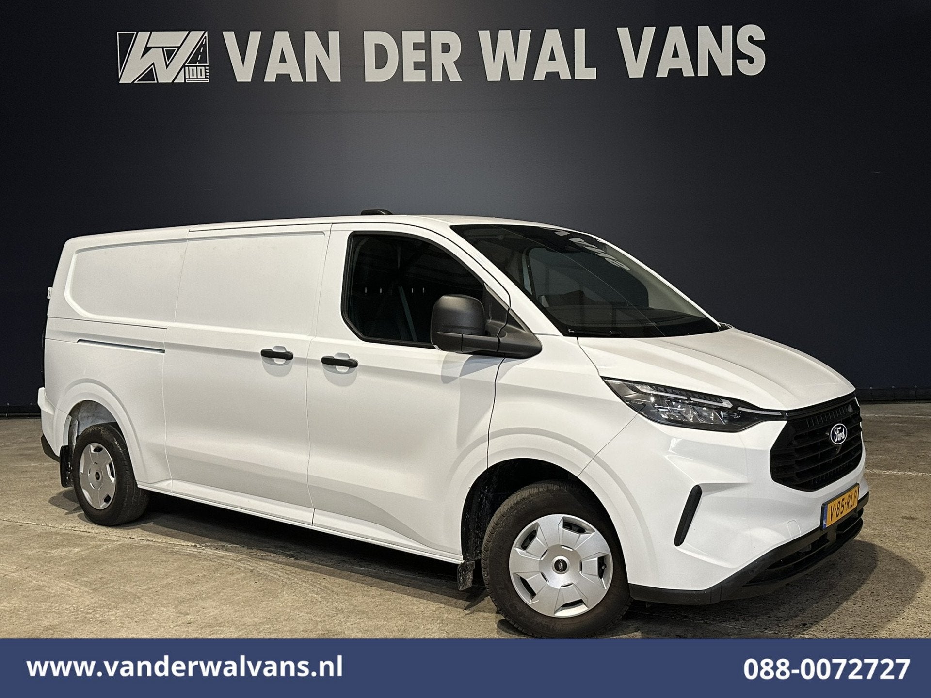 Ford Transit Custom 2.0 TDCI 136pk L2H1 Euro6 Airco | Leder, Voorwielaandrijving, Euro 6, Leder en Stof, Wit