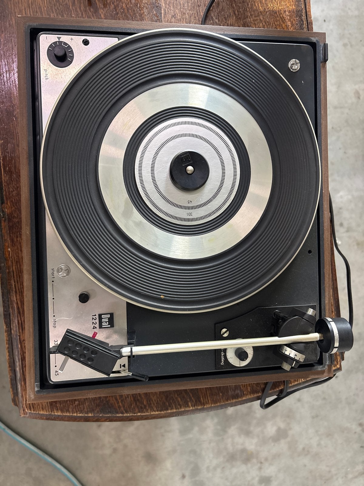 Dual CS 1224 Platenspeler - Vintage Klassieker, Ophalen, Gebruikt, Platenspeler, Dual