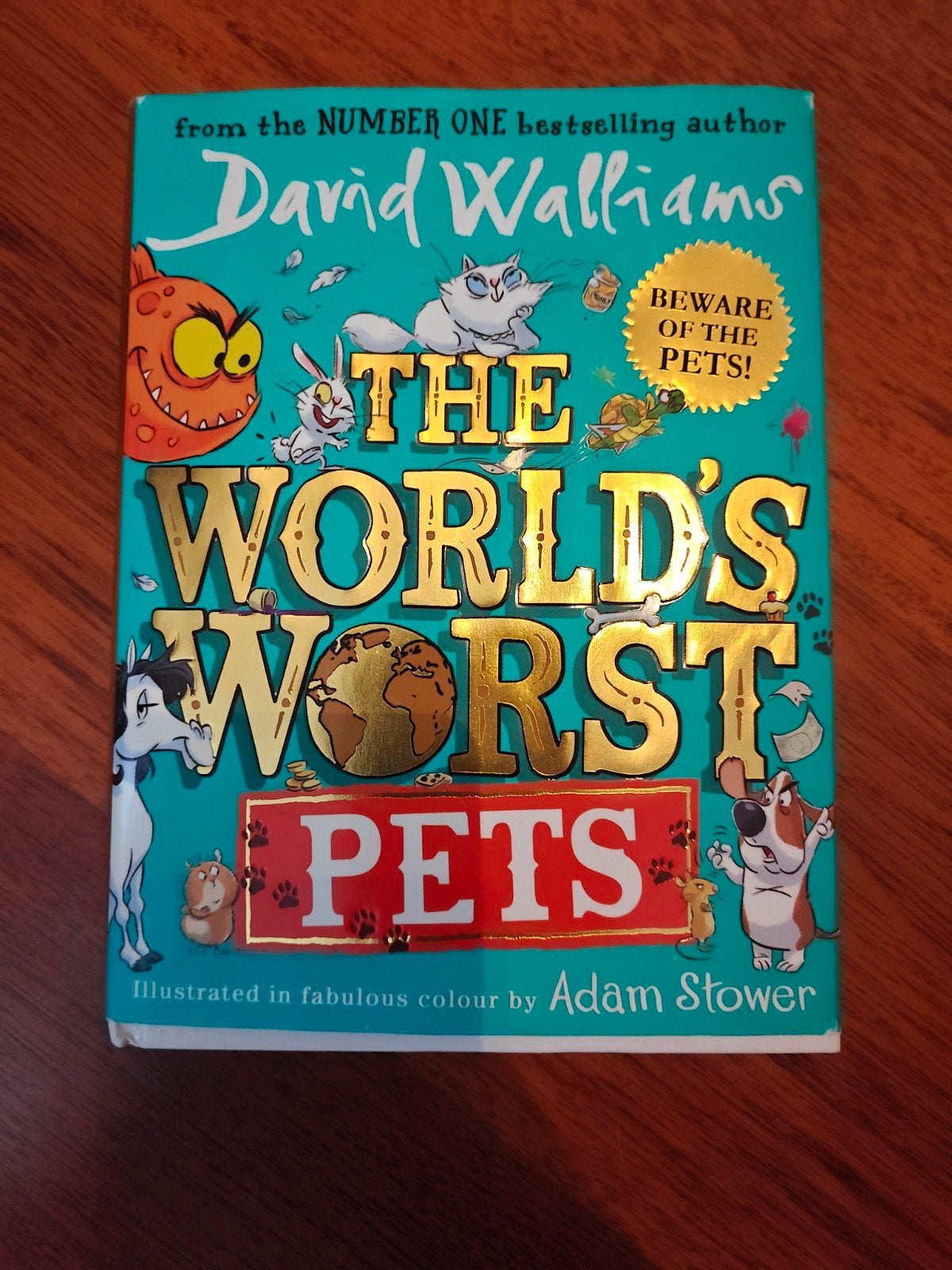 The World's Worst Pets - David Walliams (Engels), Ophalen of Verzenden, Zo goed als nieuw, David Walliams, Fictie algemeen