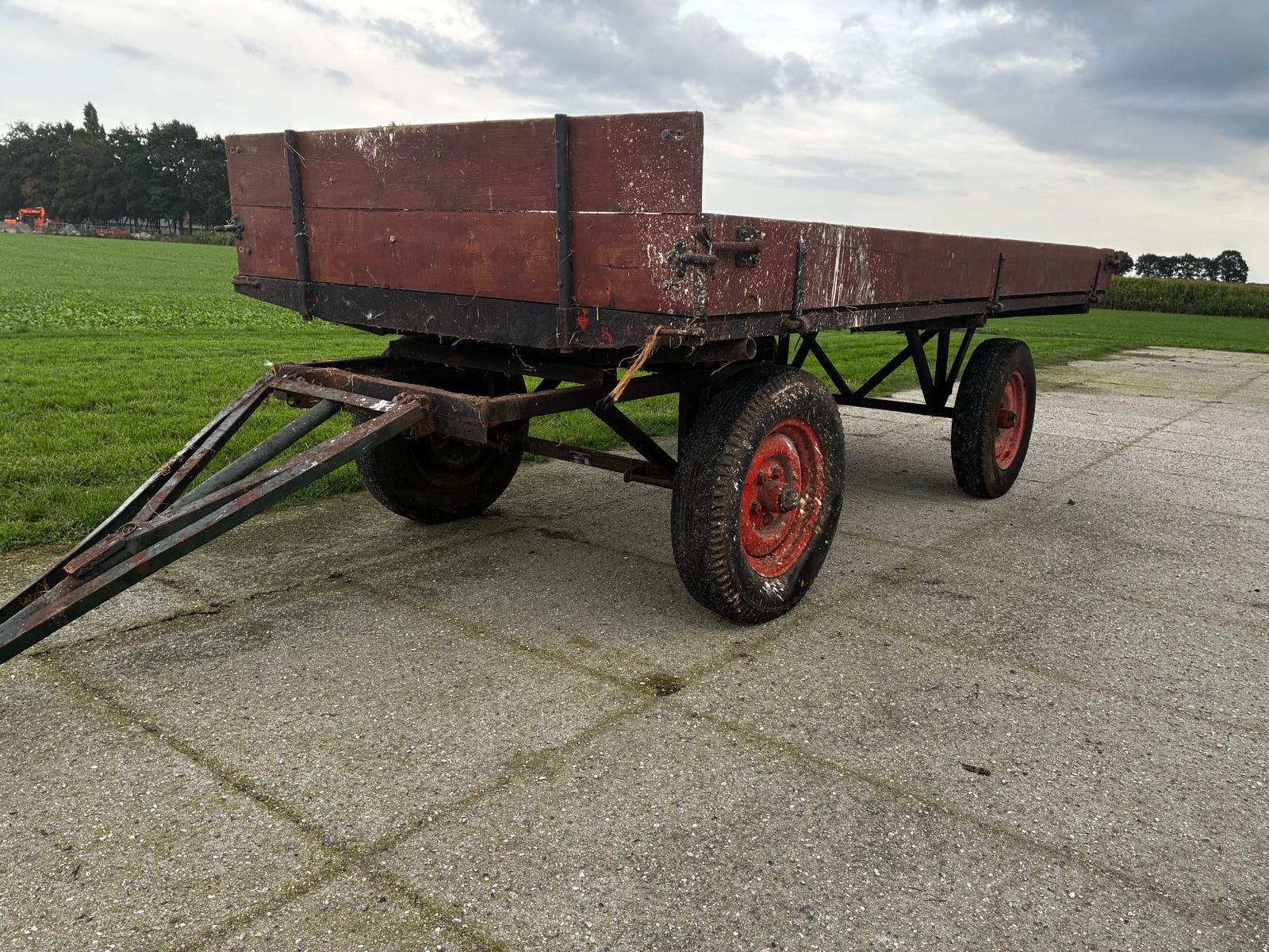 Plate wagen, 100 liter of meer, Ophalen, Gebruikt, Transportkar