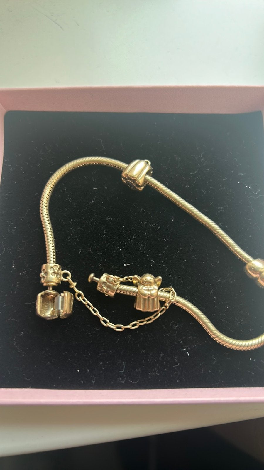 PANDORA ECHT GOUD 14k, Sieraden, Tassen en Uiterlijk, Ophalen of Verzenden, Zo goed als nieuw, Goud