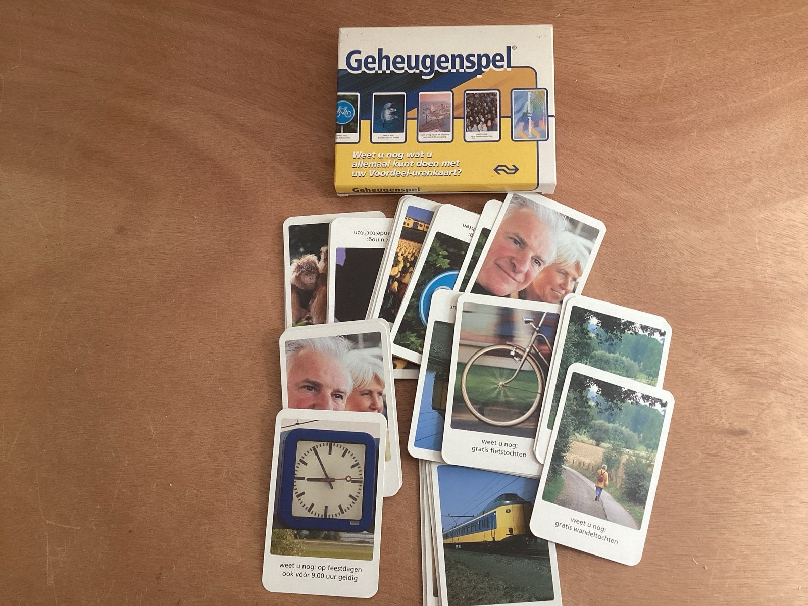 NS Geheugenspel - Weet u nog wat u allemaal kunt doen?, Een of twee spelers, Ophalen of Verzenden, Gebruikt