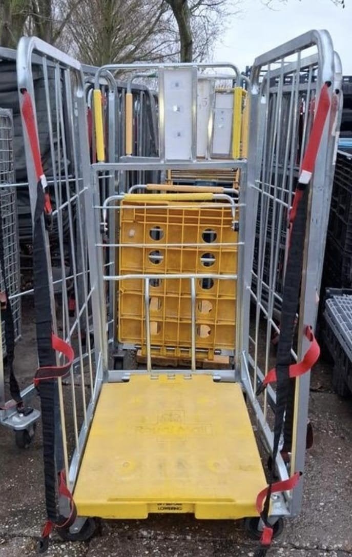 Rolcontainers met rem, Ophalen, Transportkar, ., 100 liter of meer
