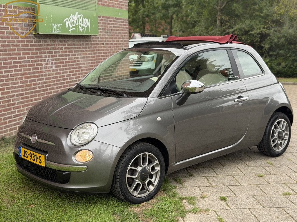 Fiat 500C 1.2 Lounge*2014*Cabrio|Airco|Parot|Pdc|Navi|Lmv, 21 km/l, Stof, Gebruikt, 4 cilinders