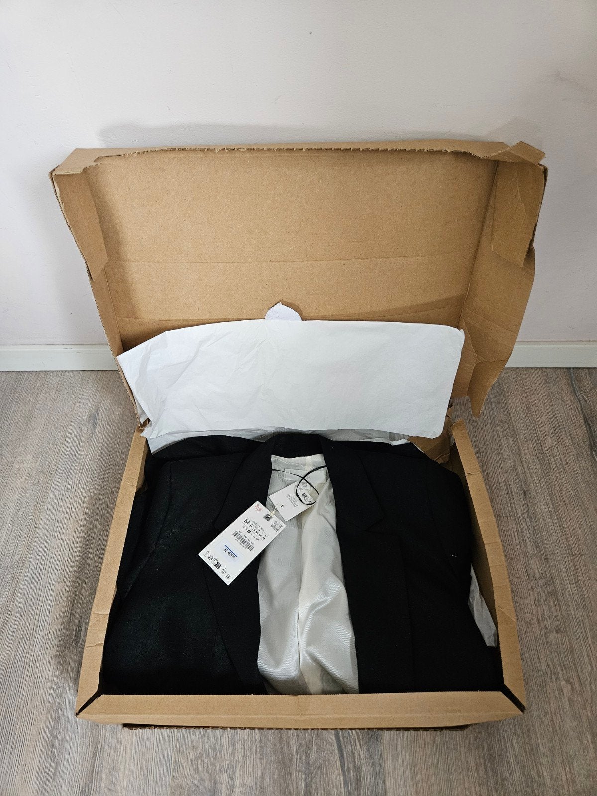 Nieuw Zara Jasje/Blazer Maat M - Zwart, Maat 38/40 (M), Nieuw, Ophalen of Verzenden, Jasje