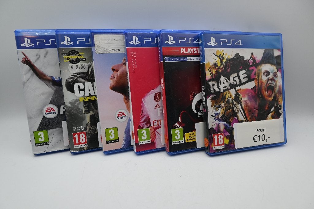 PlayStation 4 Diverse Games, 1 speler, =, Ophalen of Verzenden, Zo goed als nieuw