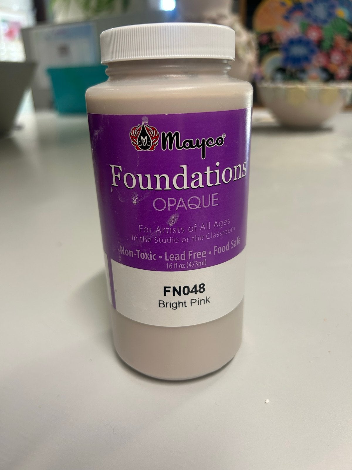 Mayco Foundations Glazuur FN048 Bright Pink - Nieuw (4x), Ophalen, Nieuw