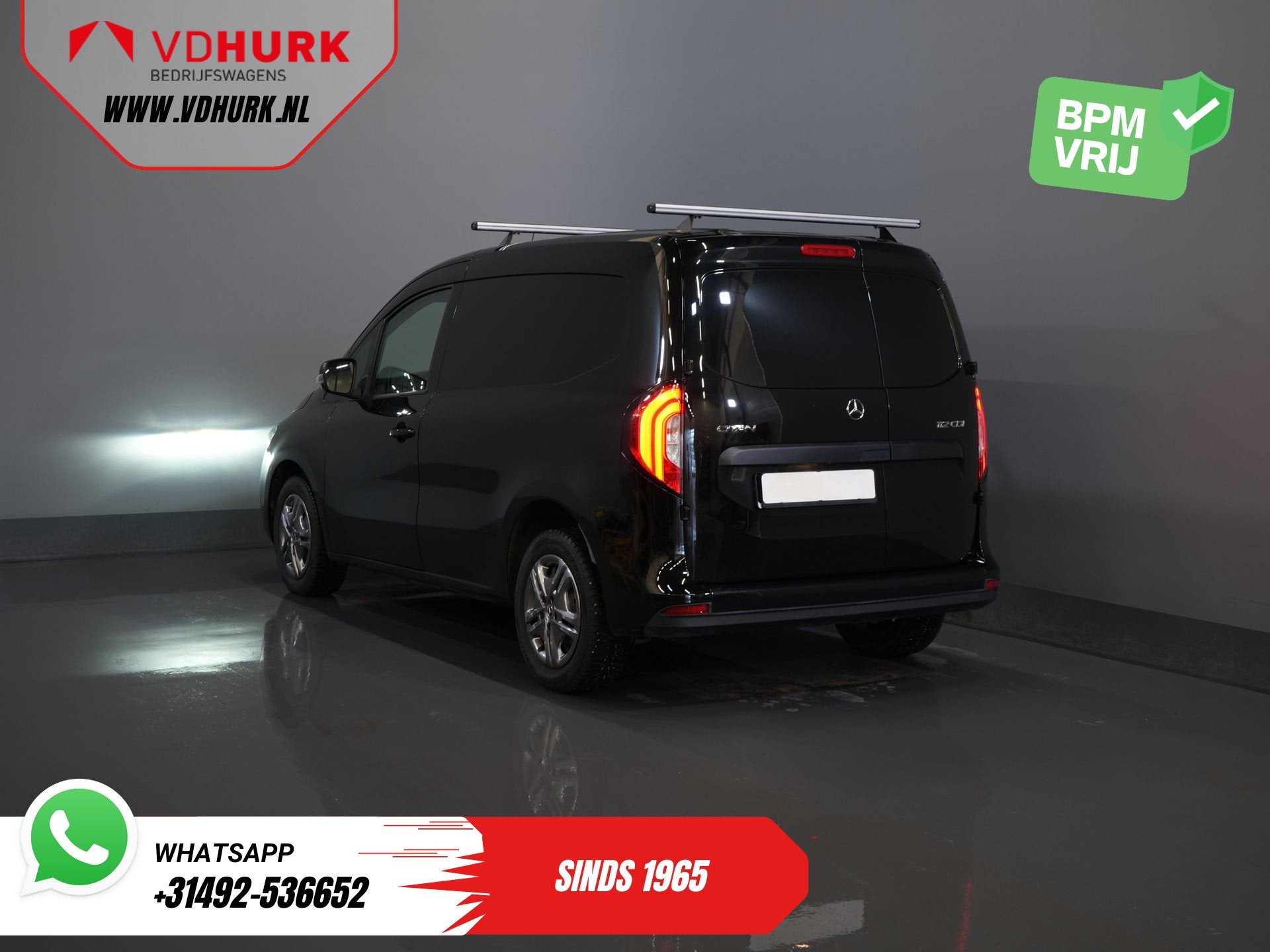 Mercedes-Benz Citan 112 CDI Aut. 3 Pers/ LED/ Stoelverw/ Car, Auto's, Stof, Gebruikt, Euro 6, 4 cilinders