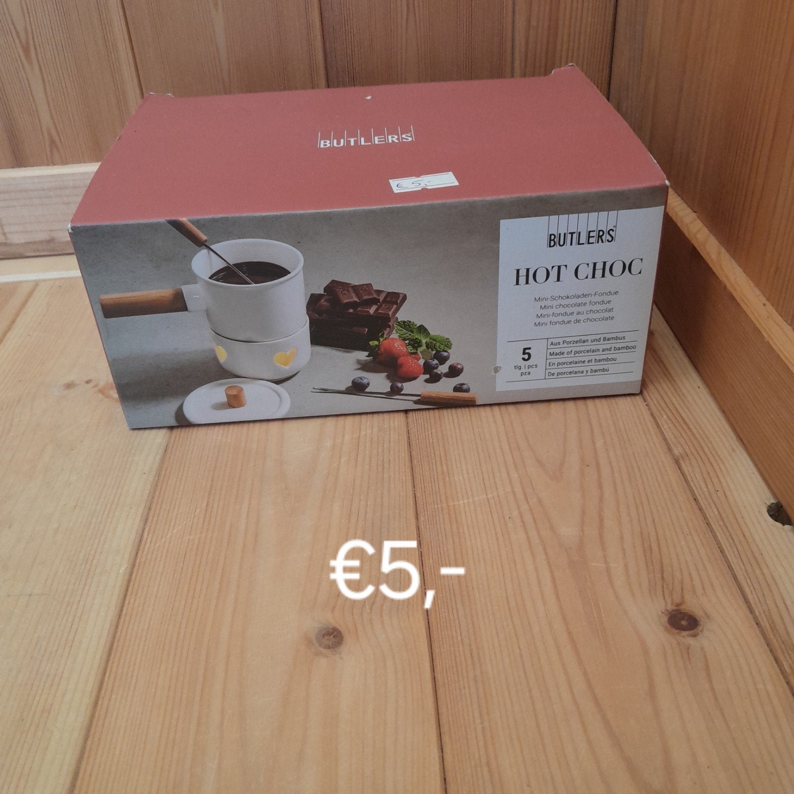 Butlers Hot Choc Mini Chocolade Fondue Set - Nieuw in Doos, Overige typen, Nieuw, Ophalen of Verzenden, Steen/keramiek