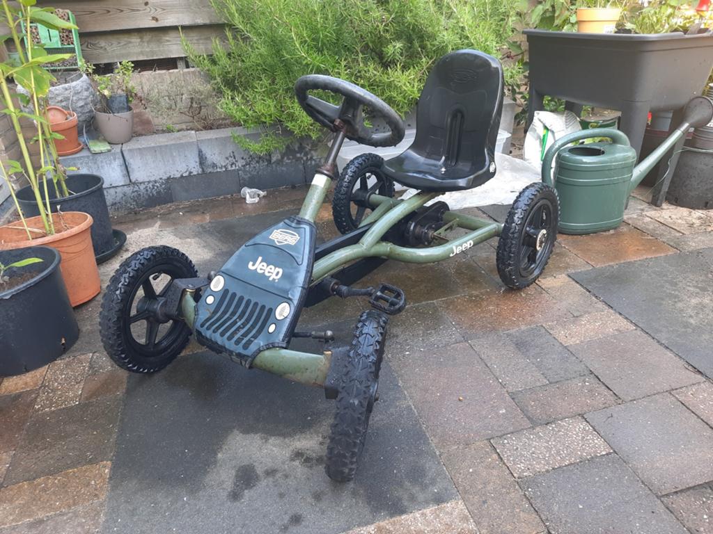 Jeep skelter, Ophalen, Gebruikt, Trapvoertuig