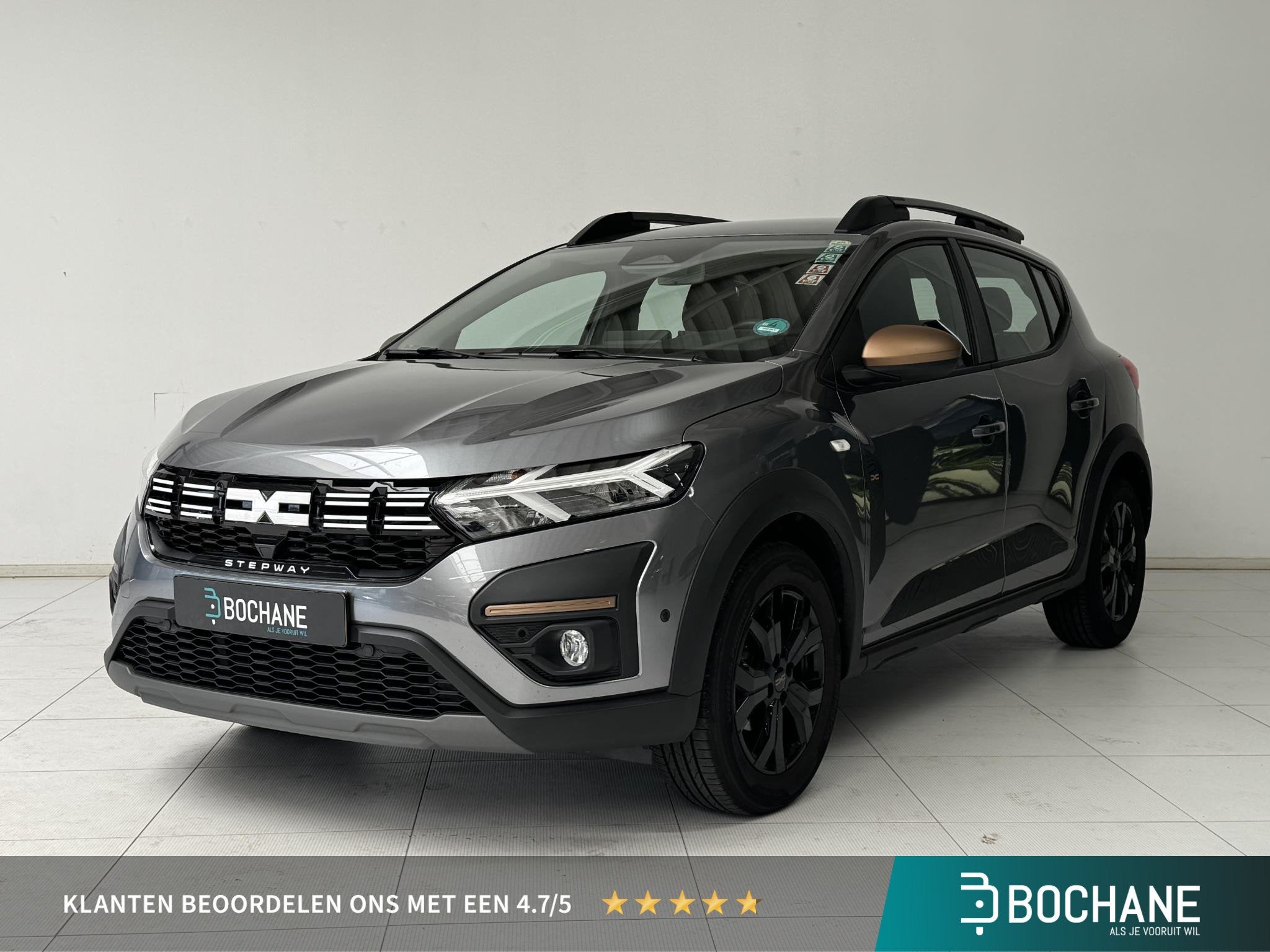 Dacia Sandero Stepway 1.0 TCe 90 Extreme | Automaat | Naviga, Auto's, Stof, Met garantie (alle), Origineel Nederlands, 91 pk