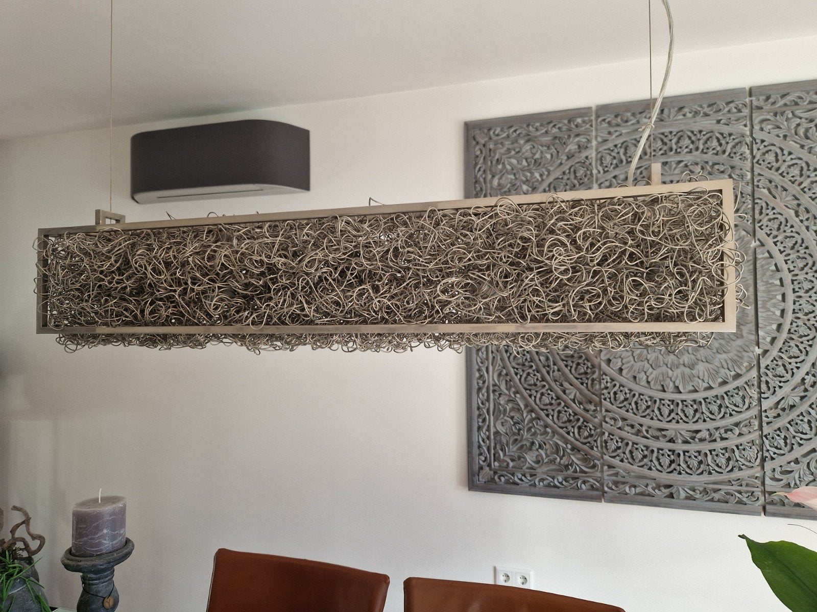 Brand Van Egmond Rhapsody In Blue Hanglamp, Ophalen, Overige fittingen, Zo goed als nieuw, Metaal