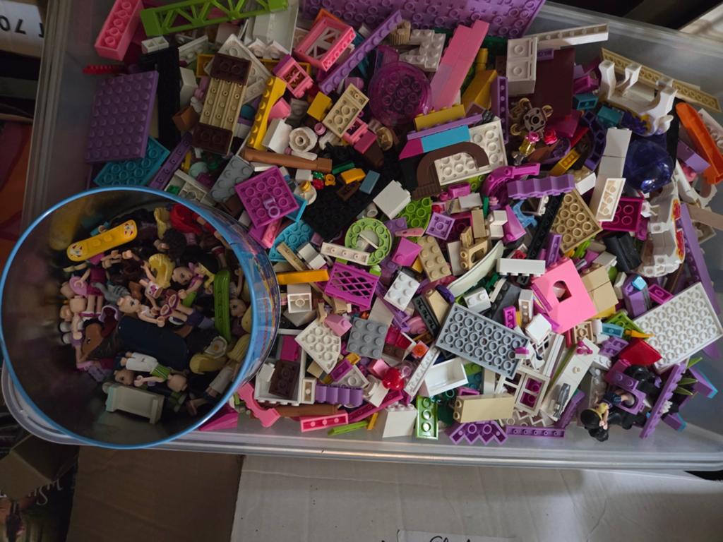 Grote bak vol LEGO Friends - Diverse sets en figuren, Gebruikt, Inclusief minifiguren, Lego, Friends