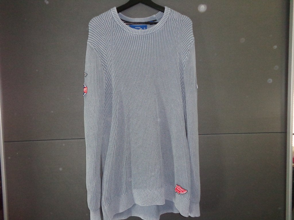 Grijze gebreide trui van Super Dry maat XXXL, Ophalen of Verzenden, Zo goed als nieuw, Overige maten, Grijs