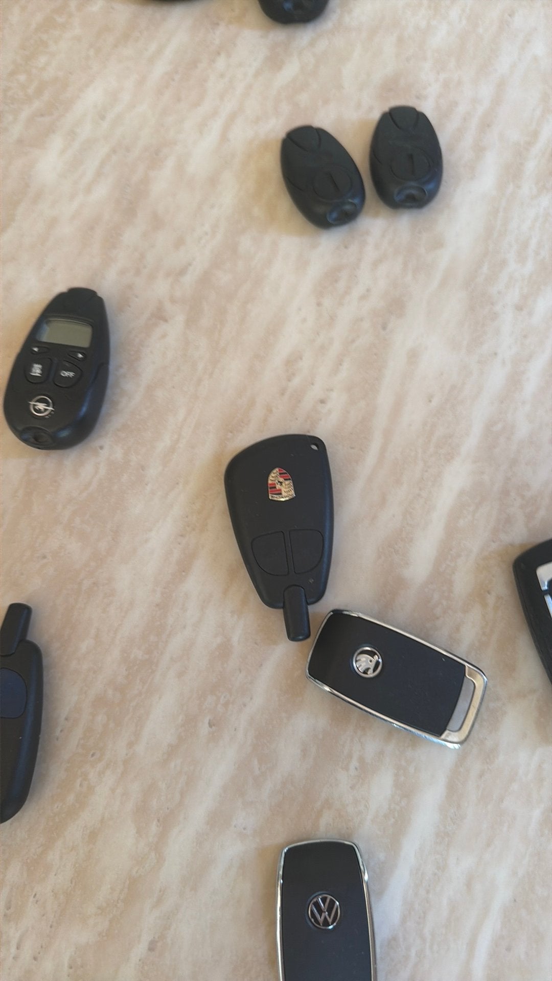 standkachel remote porsche, Ophalen of Verzenden, Porsche