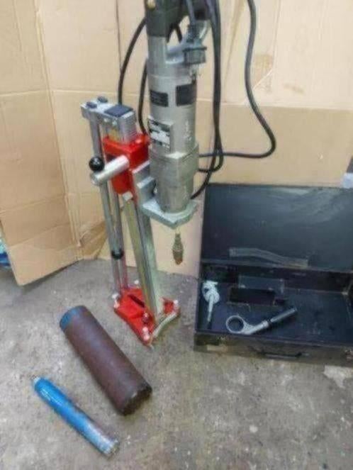 Cardi TALPA T1 MU-EL3-diamantboormachine + cardi statief 2xb, Ophalen, Zo goed als nieuw, Kolomboormachine, Variabele snelheid