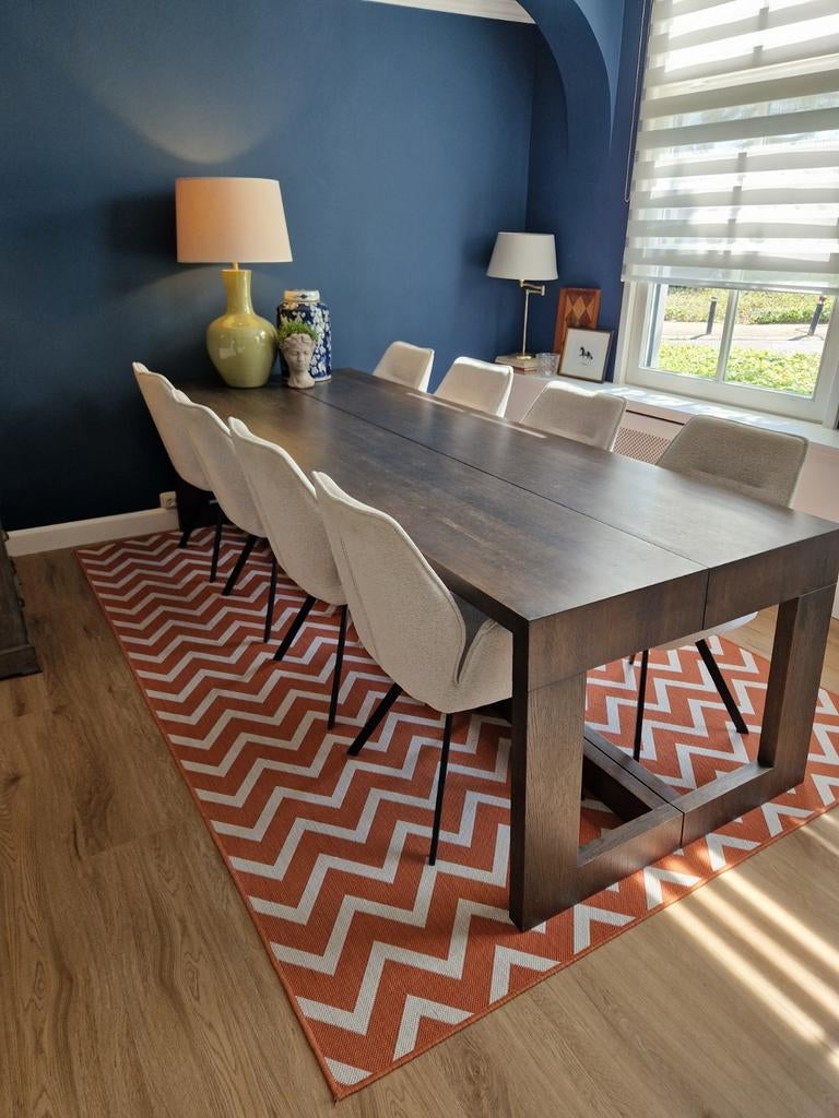 Rugvista Vloerkleed 2 x 3 m - Oranje, Ophalen, Overige kleuren, 200 cm of meer, Zo goed als nieuw