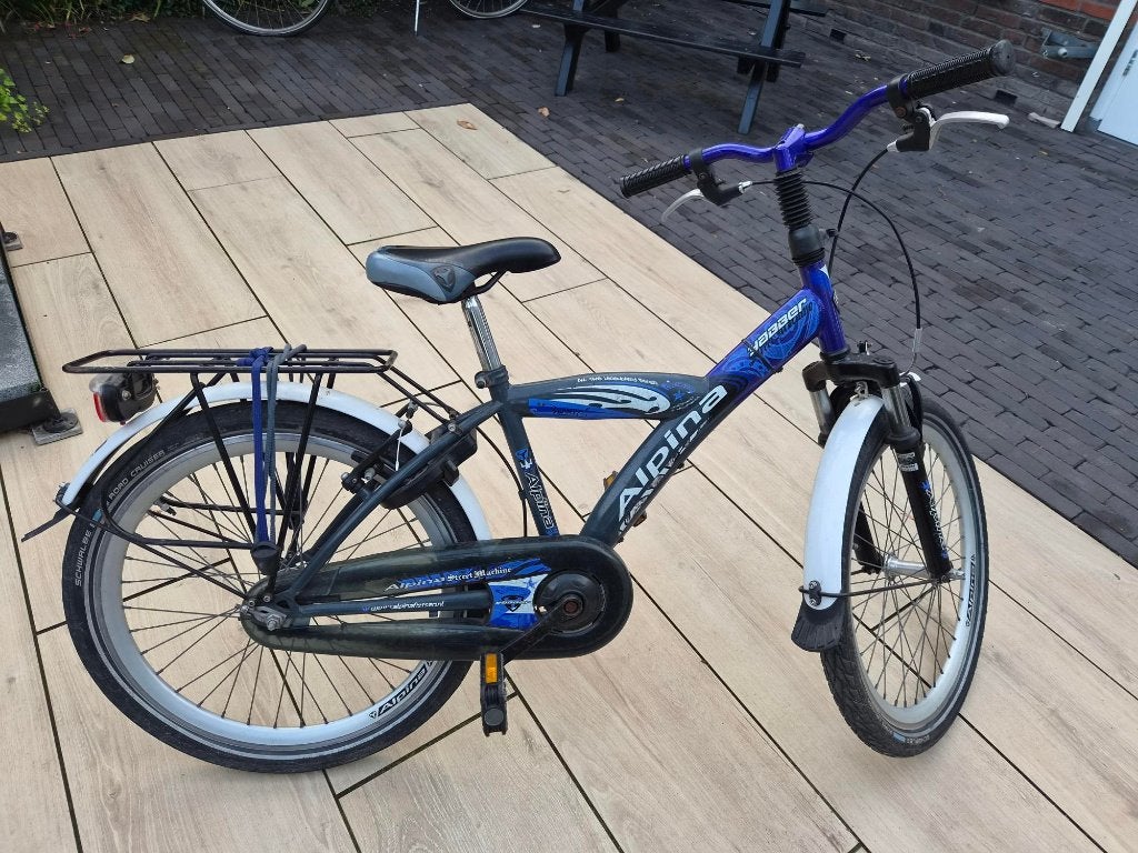 jongens fiets 22 inch. (7-9jr.), Ophalen, 22 inch, Gebruikt, Velgrem