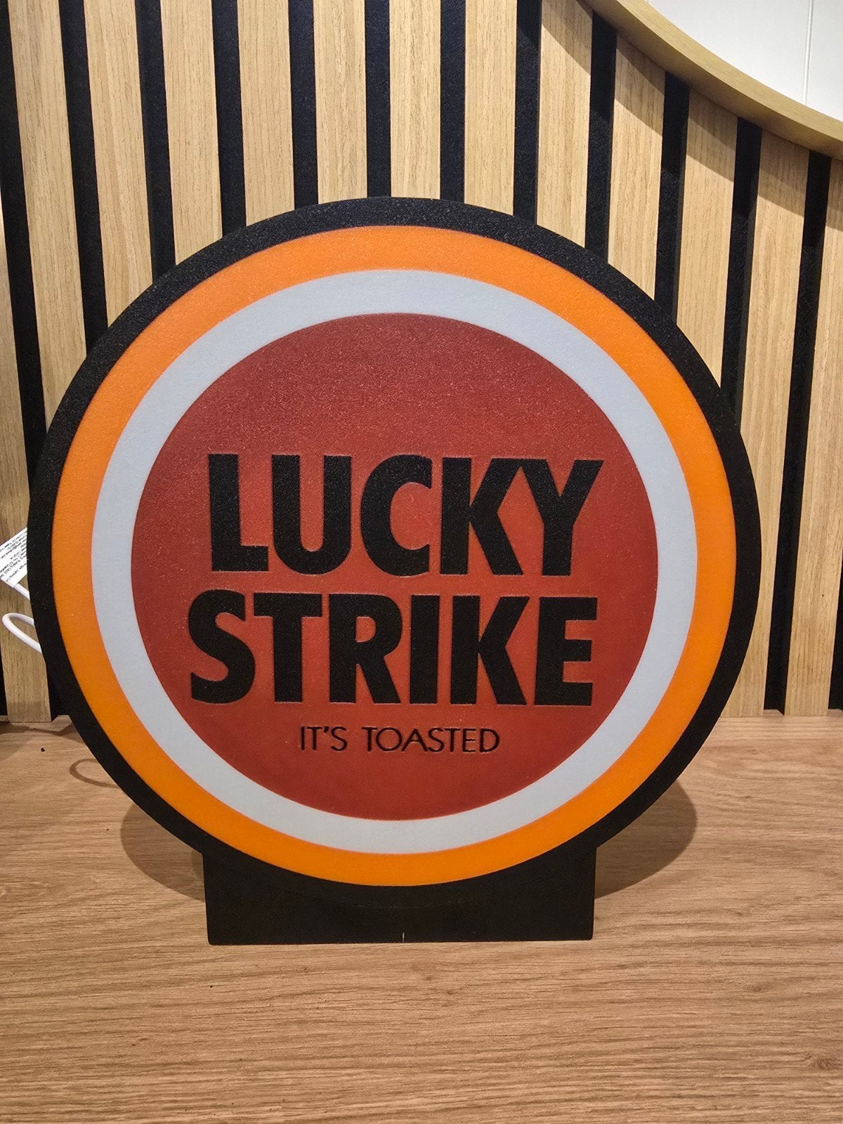 Nieuwe Lucky Strike LED lamp - 'It's Toasted', Ophalen of Verzenden, Nieuw