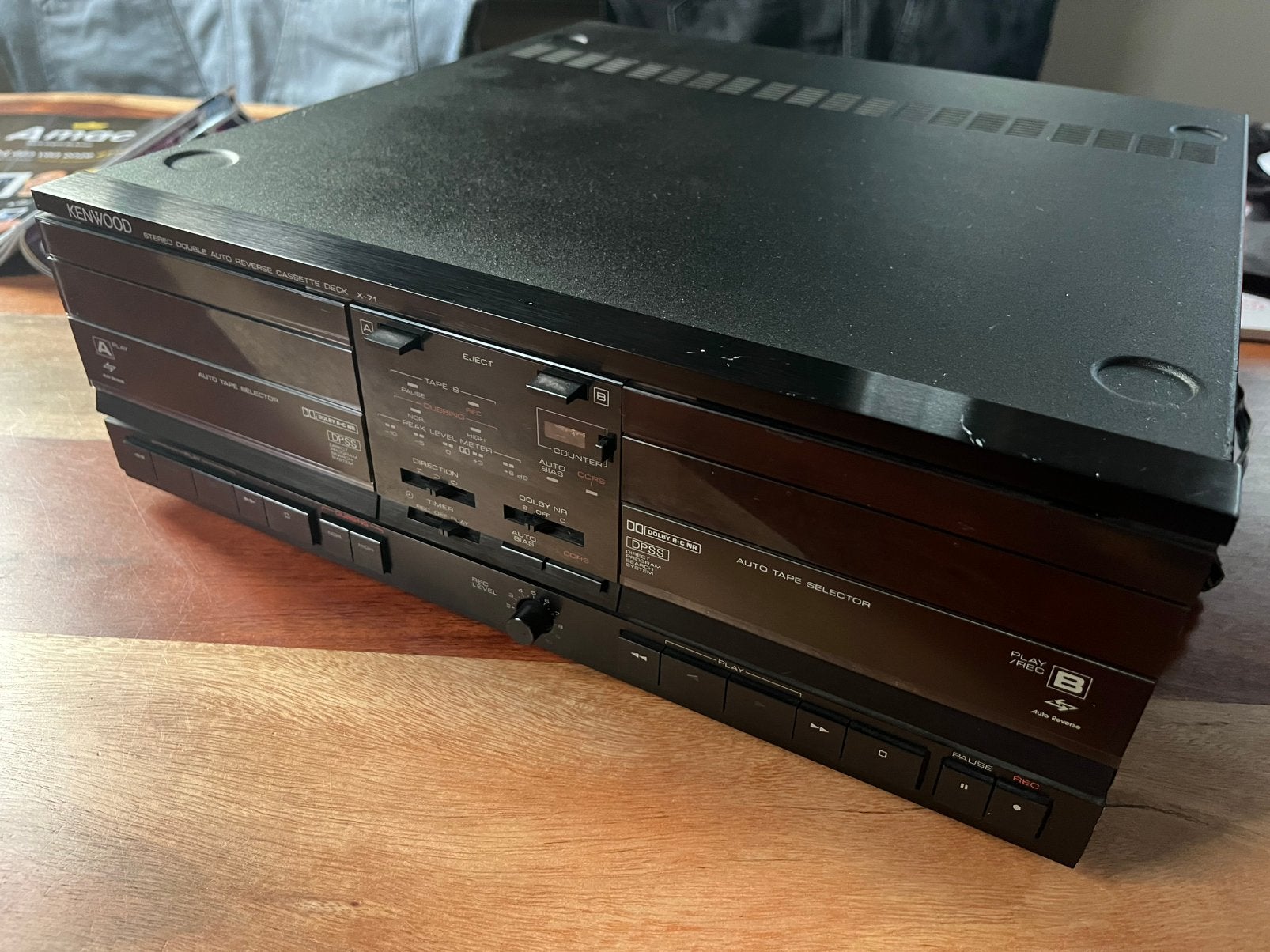 Kenwood X-71, Audio, Tv en Foto, Cassettedecks, Ophalen, Dubbel, Kenwood