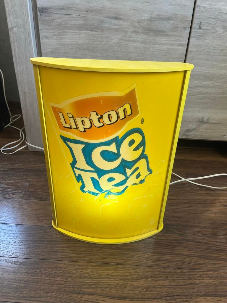 Lipton Ice Tea Lichtreclame / Decoratieve Lamp, Ophalen of Verzenden, Gebruikt