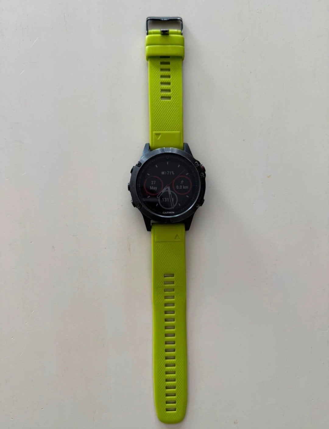 Garmin Fenix 5 - Multisport GPS Smartwatch, Sieraden, Tassen en Uiterlijk, Sporthorloges, Gebruikt, Android, Zwart, Afstand, Calorieverbanding