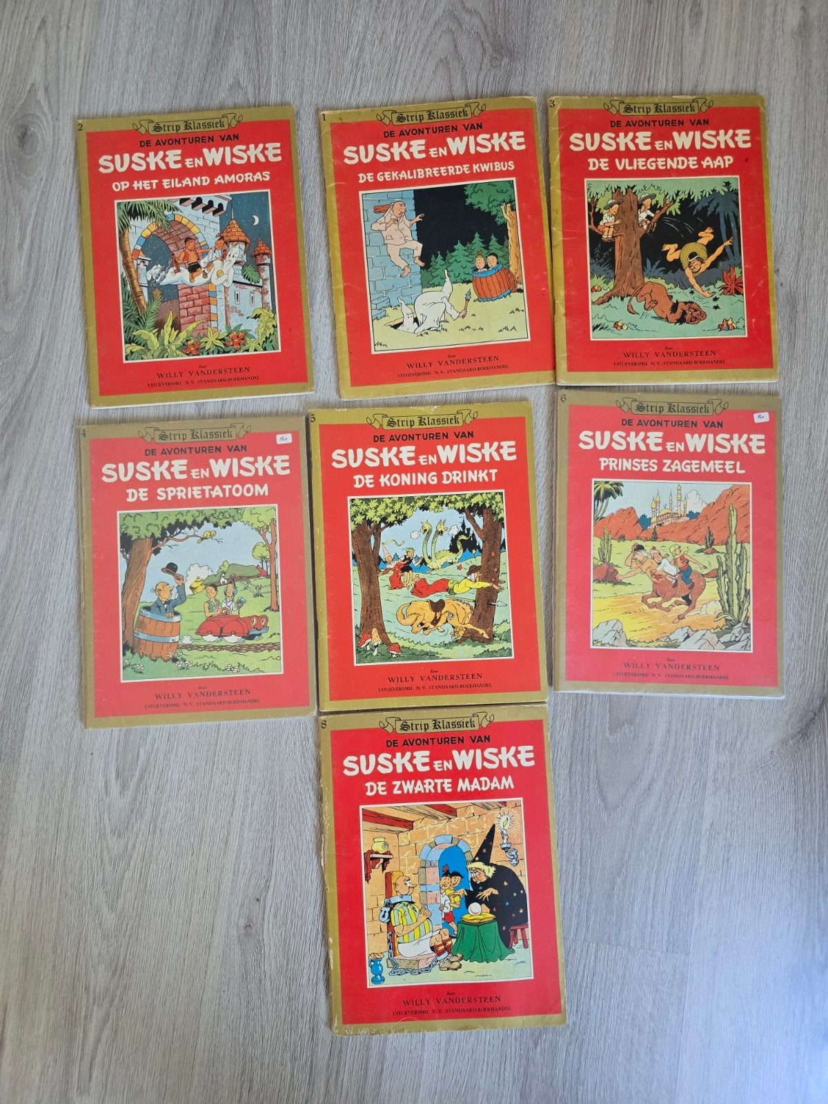 Grote collectie 300+ Suske en Wiske stripboeken en extra's., Boeken, Meerdere stripboeken, Ophalen, Gelezen, Willy Vandersteen
