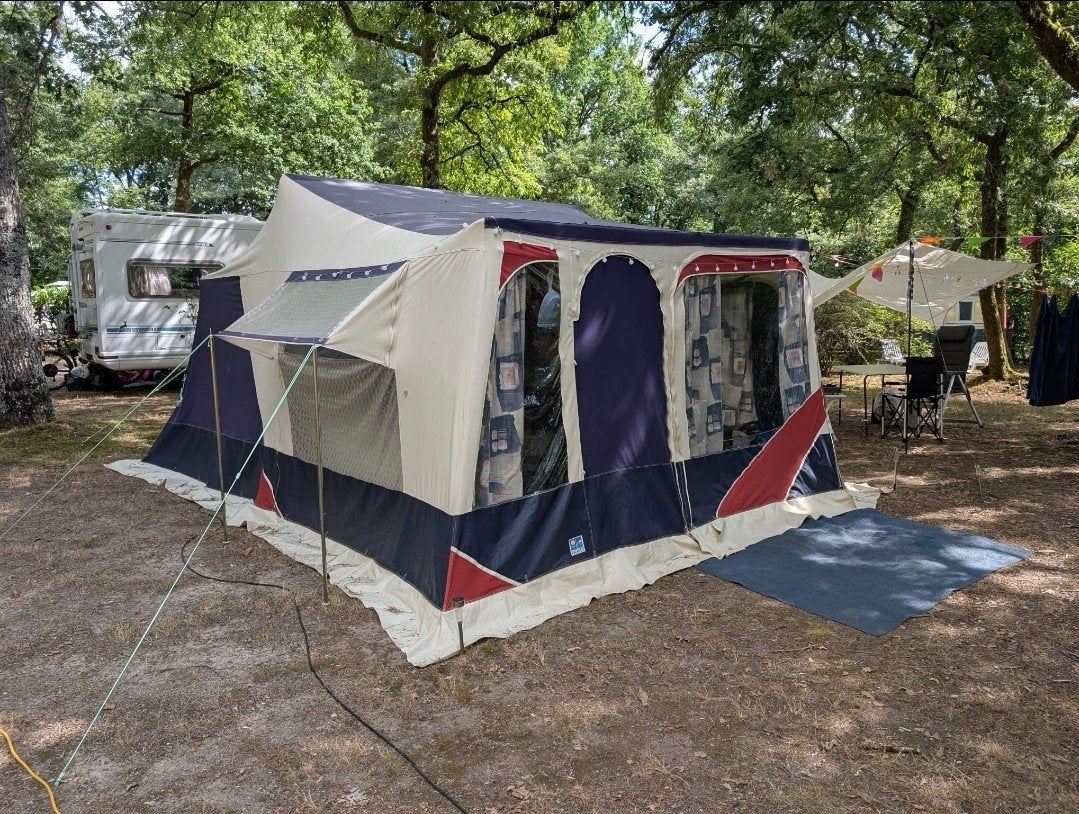 Jamet jametic vouwwagen - Ruime en comfortabele gezinstent, Ophalen, Meerkleurig, Aanwezig, Jamet