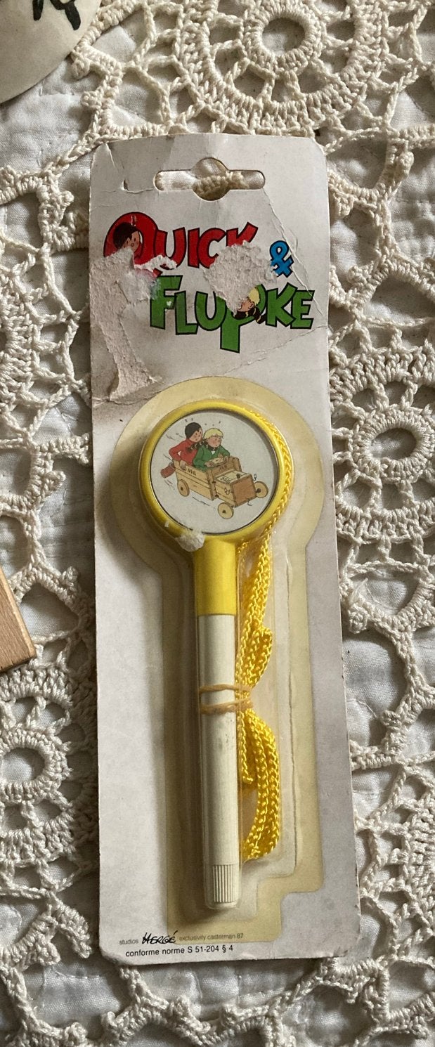 Vintage Quick & Flupke sleutelhanger/pen, Ophalen of Verzenden, Nieuw