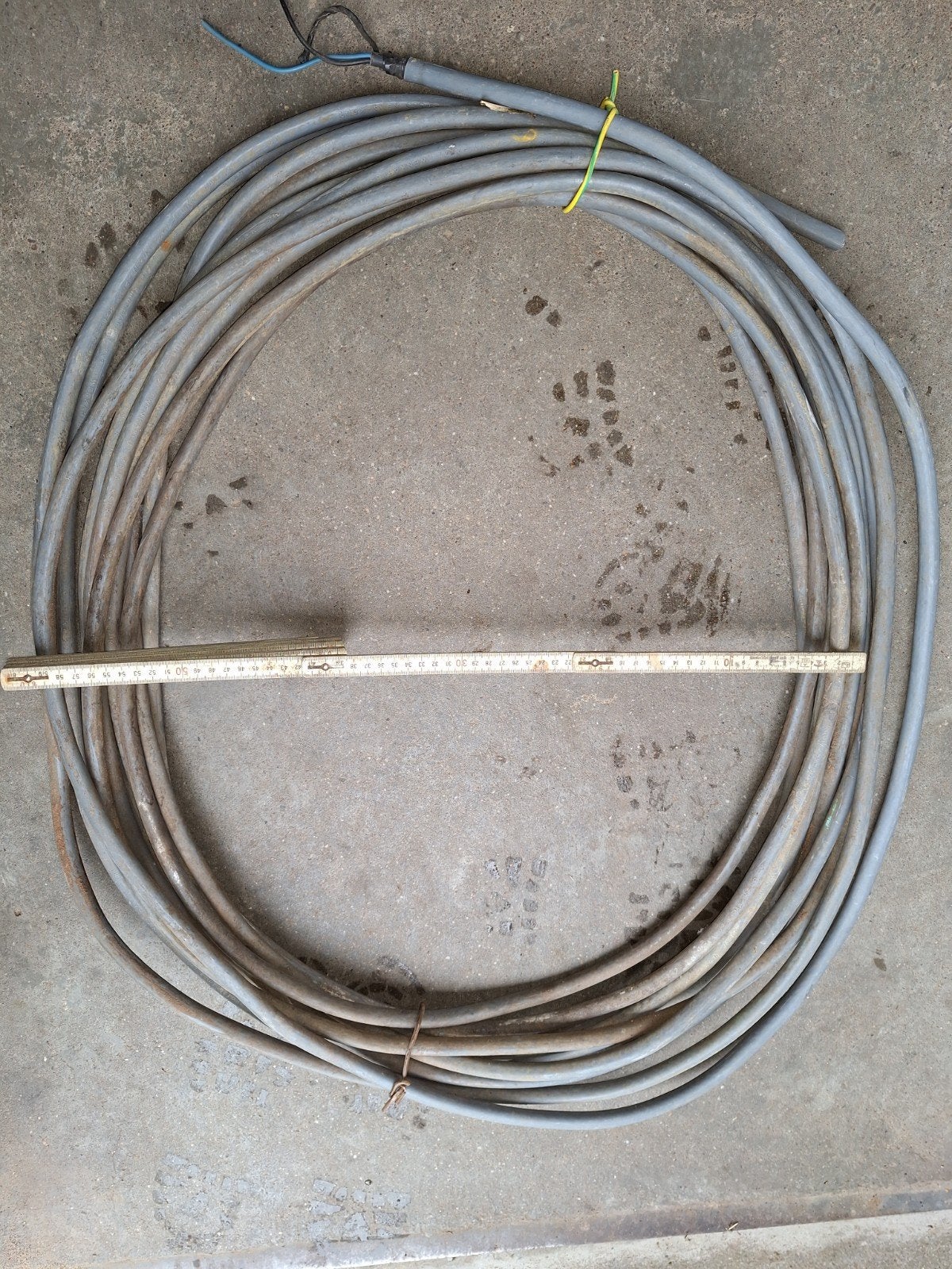 17 mtr grondkabel TKF VO VMvK mbas/1000 2x2,5 mm2, Ophalen, Kabel of Snoer
