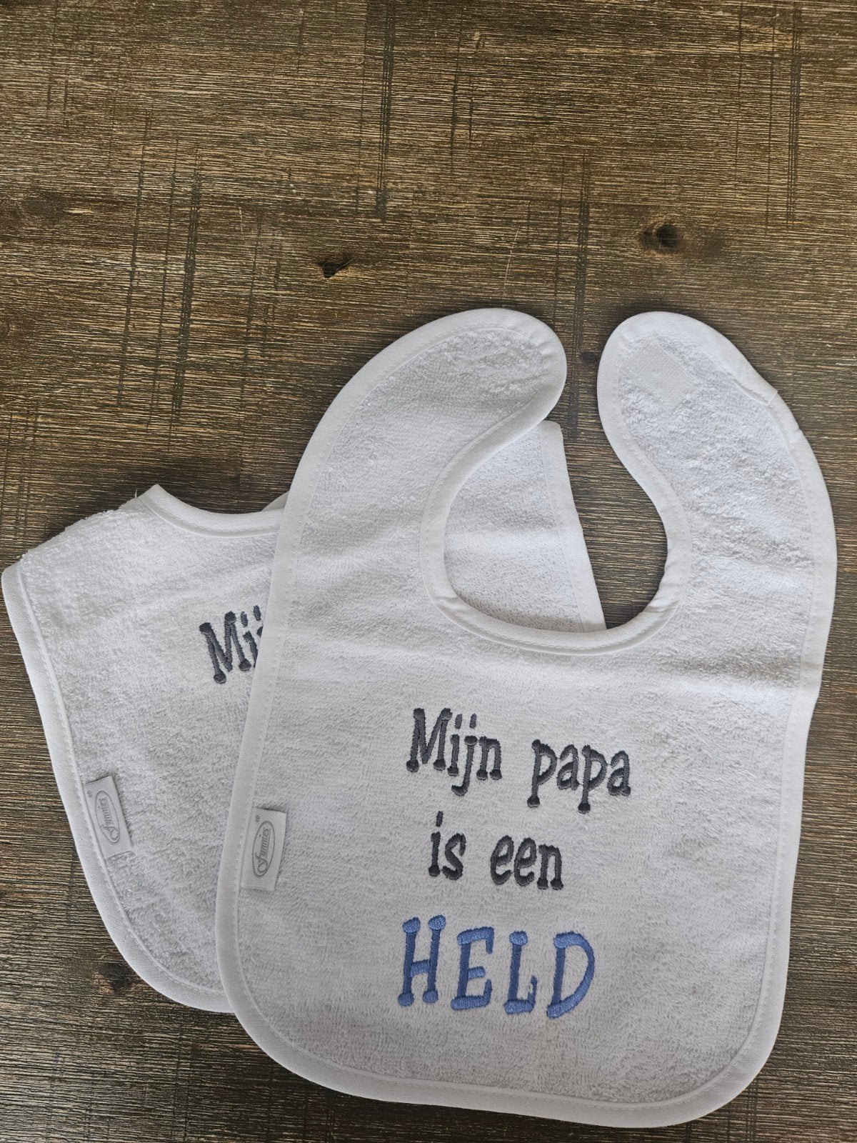 2 Slabbetjes met tekst van Funnies, Ophalen of Verzenden, Nieuw, Overige typen