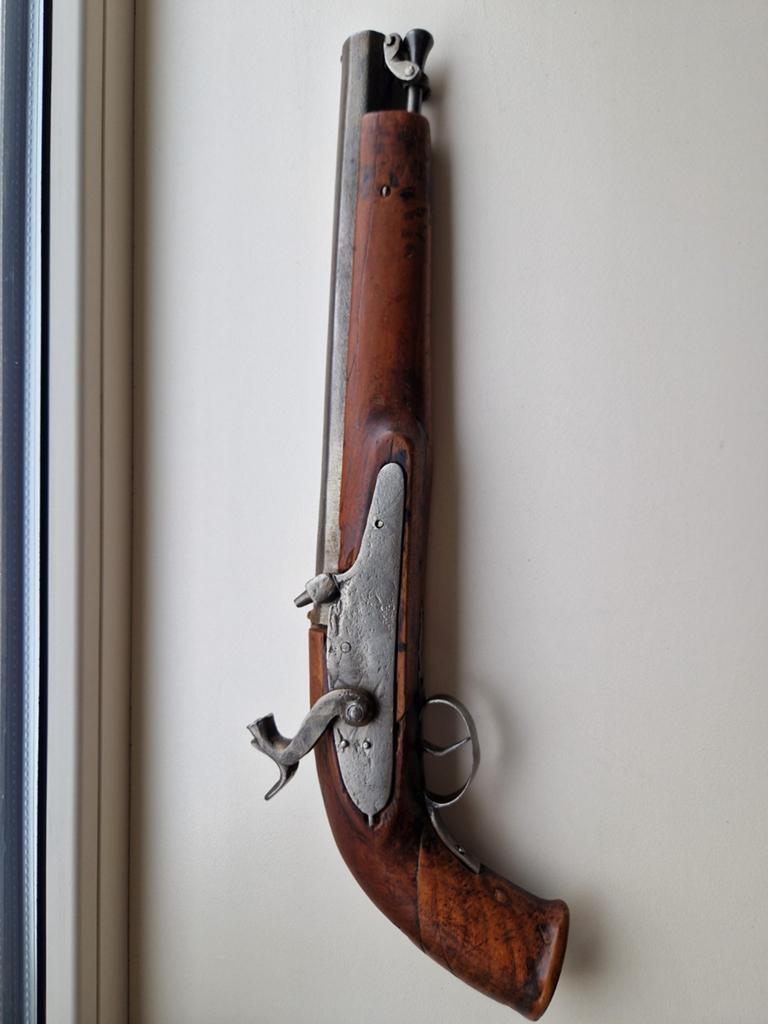 Antiek Percussie Pistool, Antiek en Kunst, Ophalen of Verzenden