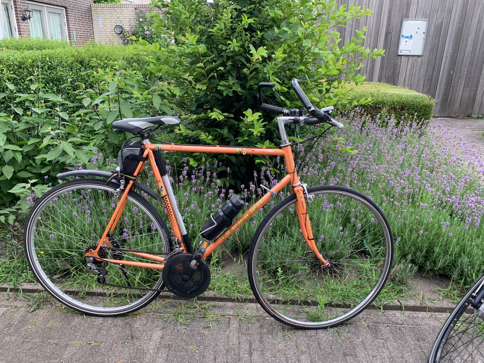 Peugeot race fiets, Gebruikt, 10 tot 15 versnellingen, Velgrem, 49 tot 53 cm