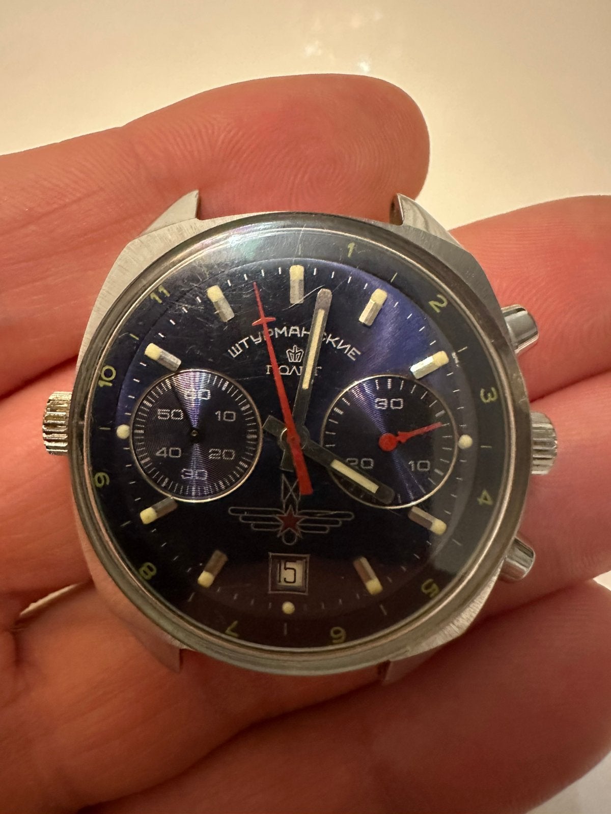 Poljot Sturmanskie Vintage Horloge, Ophalen of Verzenden, Zo goed als nieuw, Overige merken