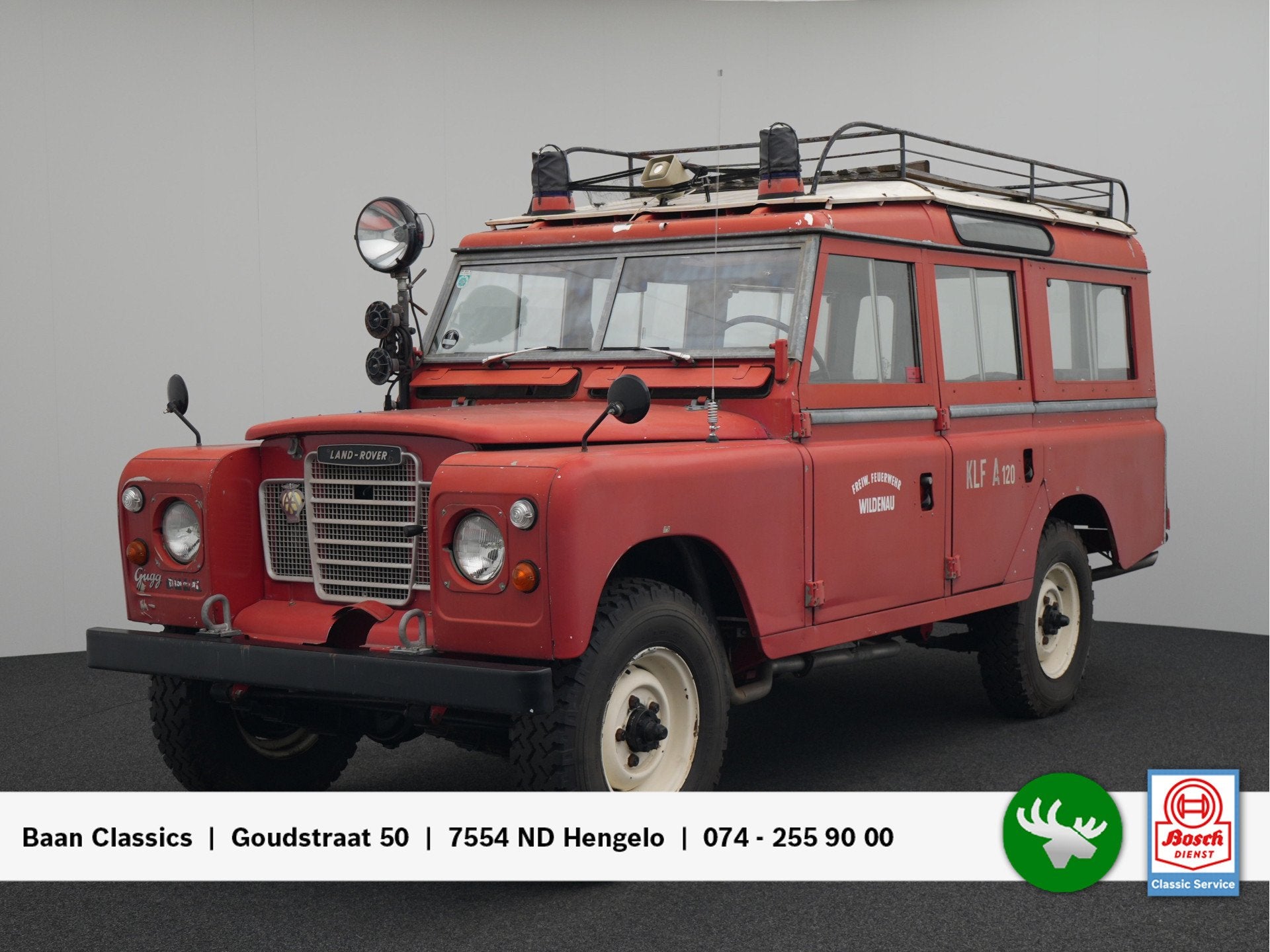 Land Rover 109 MK III 2.6L 83-86 Pk Petrol Kleinlöschfahrze, Auto's, 86 pk, Land Rover, Overige carrosserieën, Bedrijf
