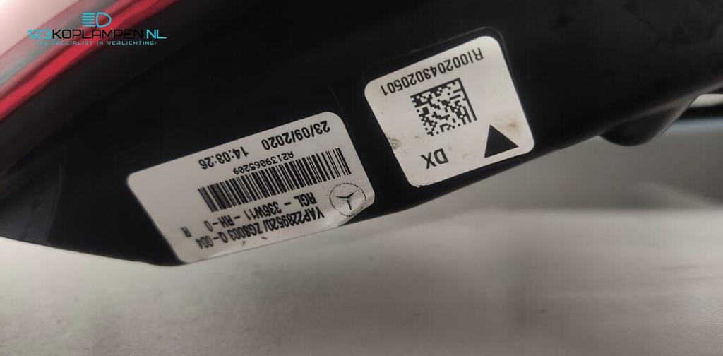 Mercedes E Klasse W213 Facelift Led Sedan Achterlicht links, Gebruikt, -, Ophalen of Verzenden, -