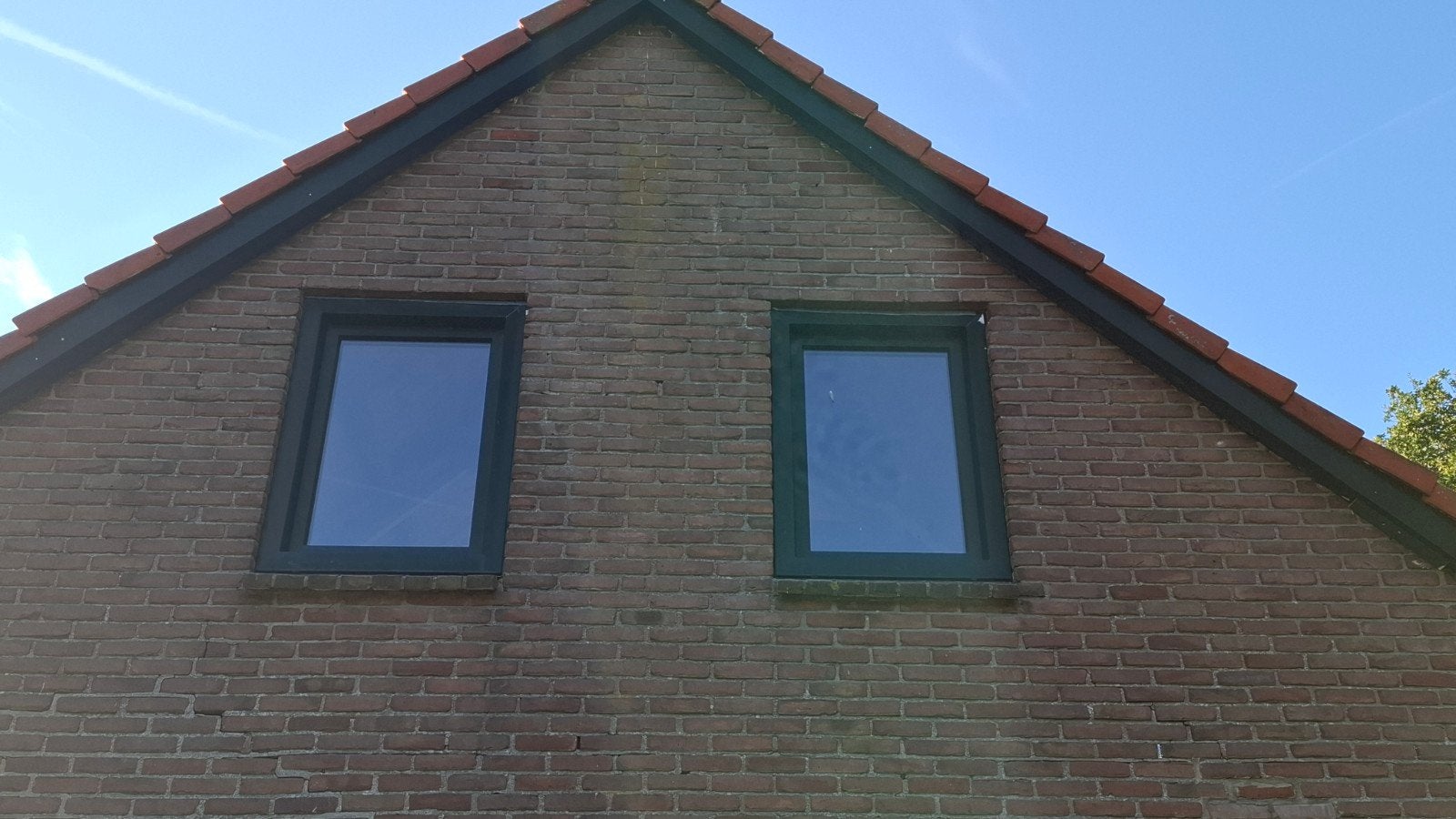 2x Kunststof draaikiep kozijn met dubbelglas, Ophalen, Gevelraam of Ruit, Gebruikt, 80 tot 120 cm