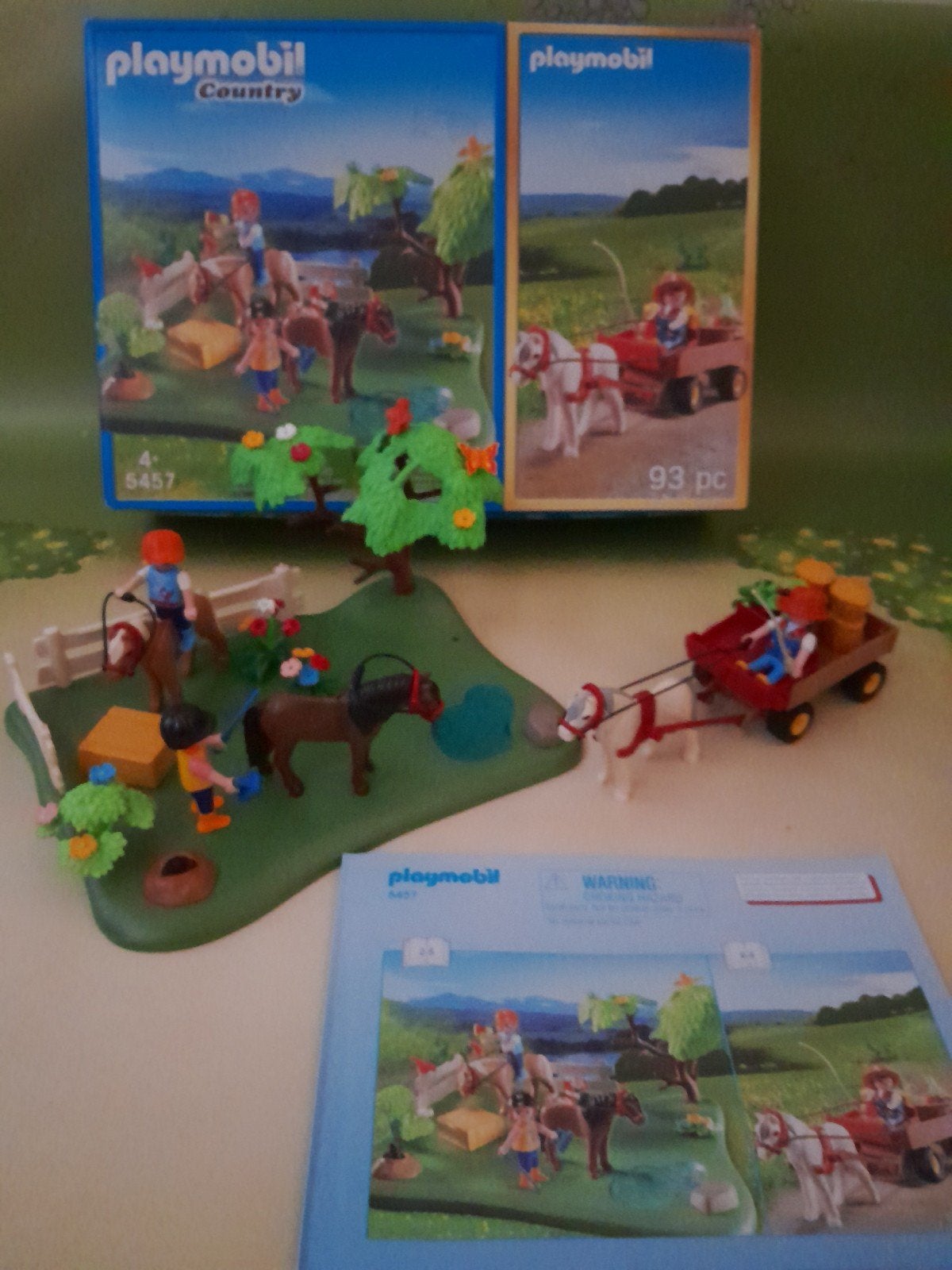 Playmobil Country jubileum set 5457 ponyweide met hooiwagen, Kinderen en Baby's, Speelgoed | Playmobil, Ophalen of Verzenden, Zo goed als nieuw
