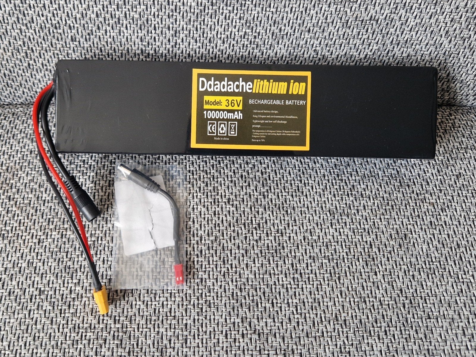 ☆ Nieuwe ☆  Accu 36V Merk; Ddadache Lithium Ion, Ophalen of Verzenden, Nieuw, Oplaadbaar