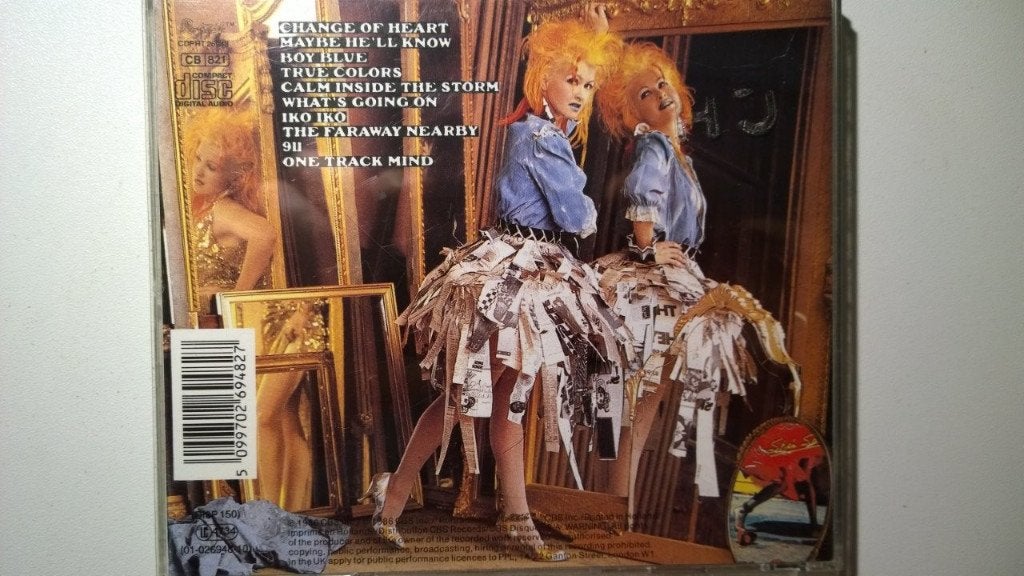 Cyndi Lauper - True Colors, Ophalen of Verzenden, Zo goed als nieuw, Pop, Album