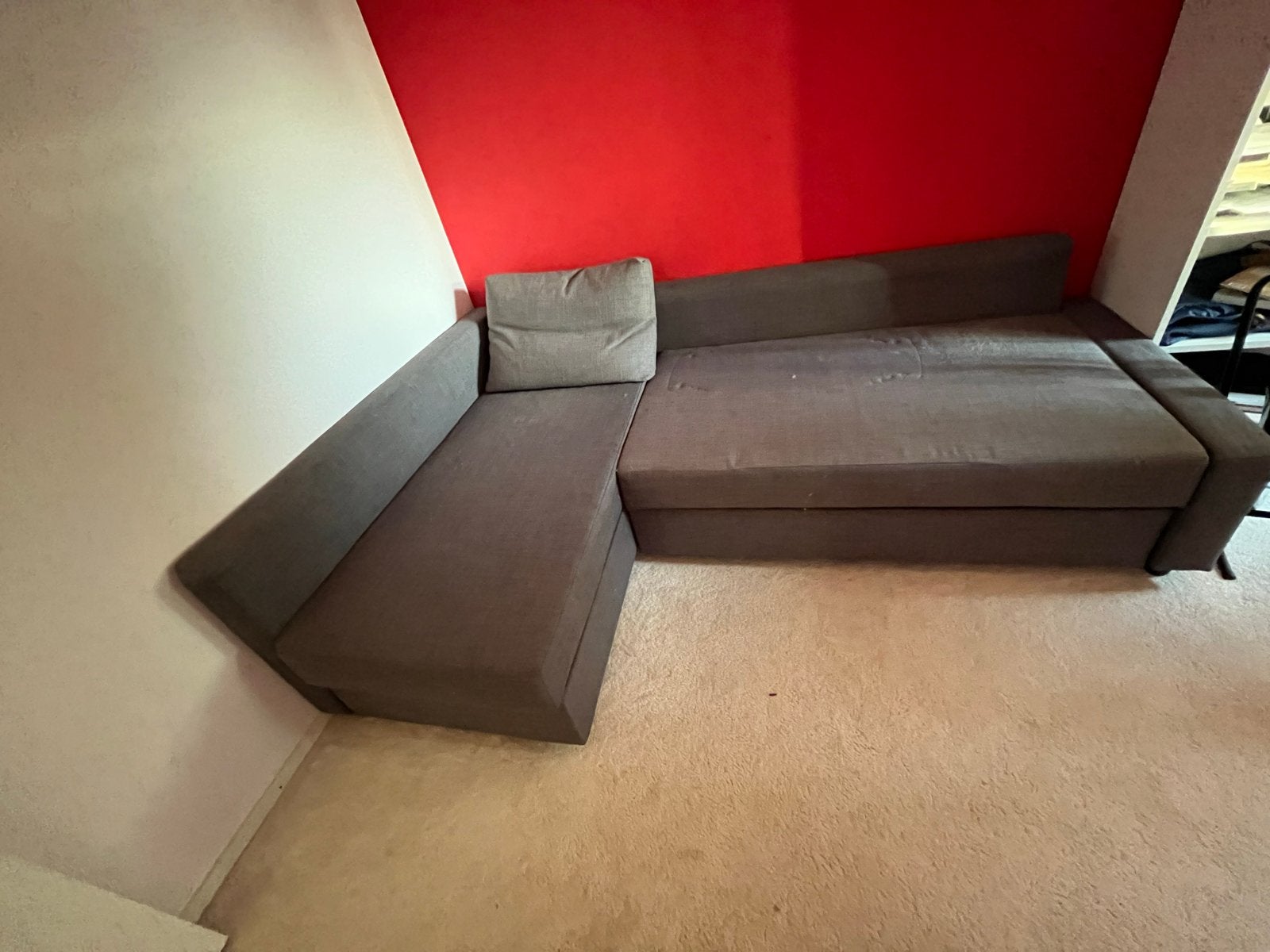 Comfortabele Hoekbank met Slaapfunctie, Huis en Inrichting, Banken | Bankstellen, Ophalen, Gebruikt, 125 tot 150 cm, Hoekbank