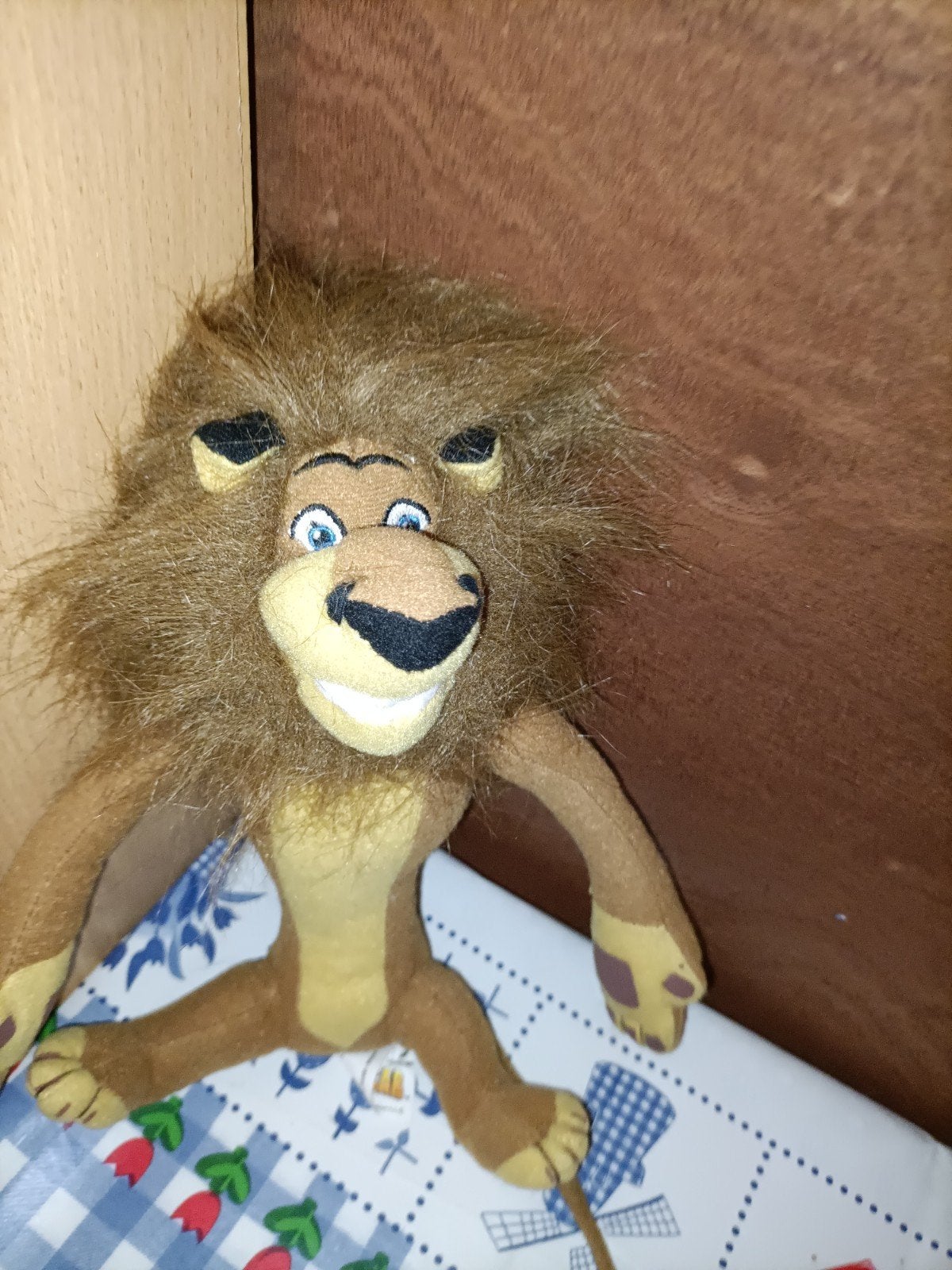 Alex de Leeuw knuffel Madagascar 23 cm groot, Ophalen of Verzenden, Zo goed als nieuw, Overige typen