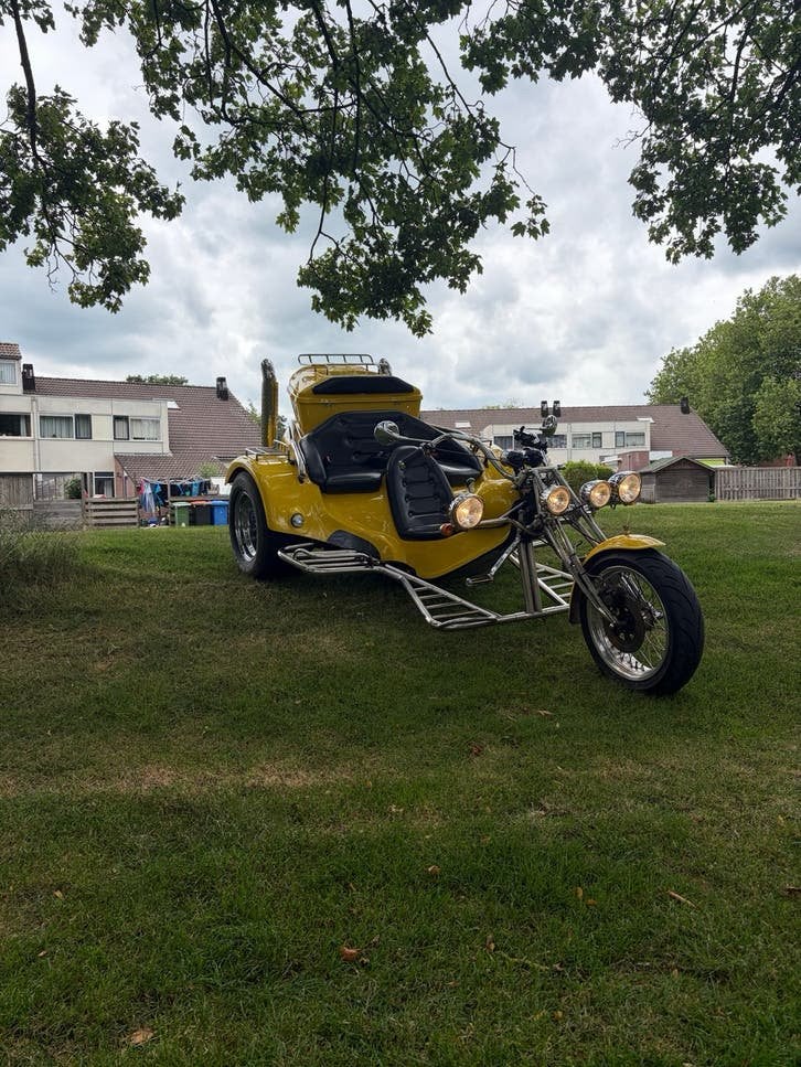 Unieke Rewaco HS4 Trike - Opvallend Geel met Adelaar, 4 cilinders, Meer dan 35 kW