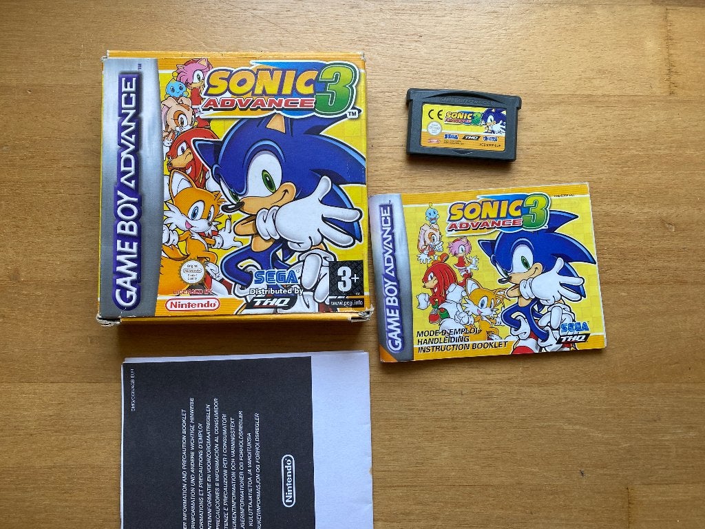 Sonic advance 3 gameboy, Spelcomputers en Games, Games | Nintendo Game Boy, Avontuur en Actie, 1 speler, Ophalen of Verzenden